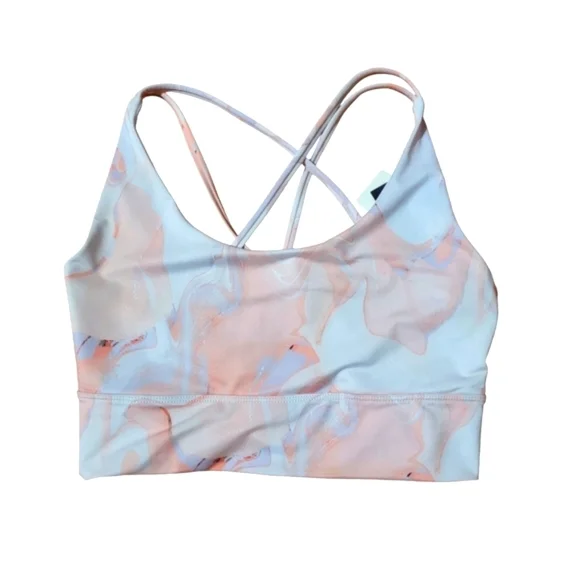 Onzie White Strappy Sports Bra - Picture 2 of 6